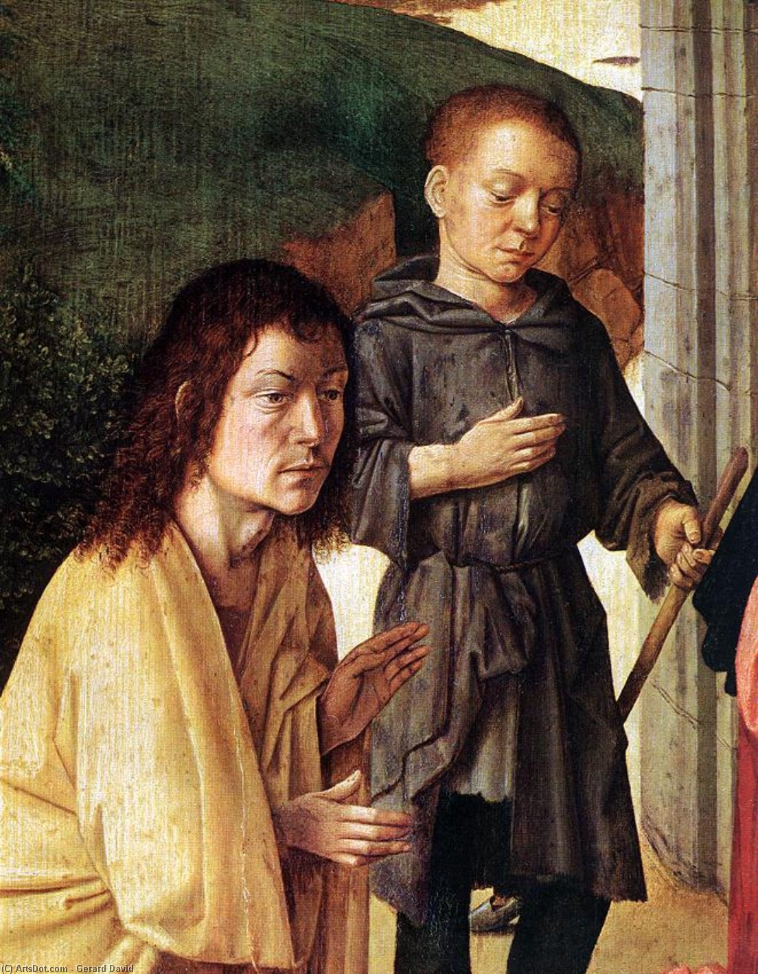The Nativity (detail) — Гердар Дэвид