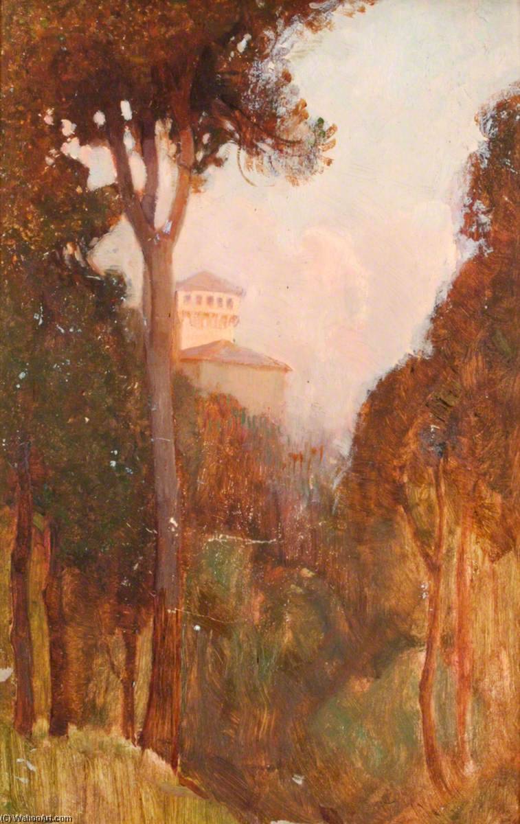 Trees And Tower, Tuscany — Benjamin Haughton