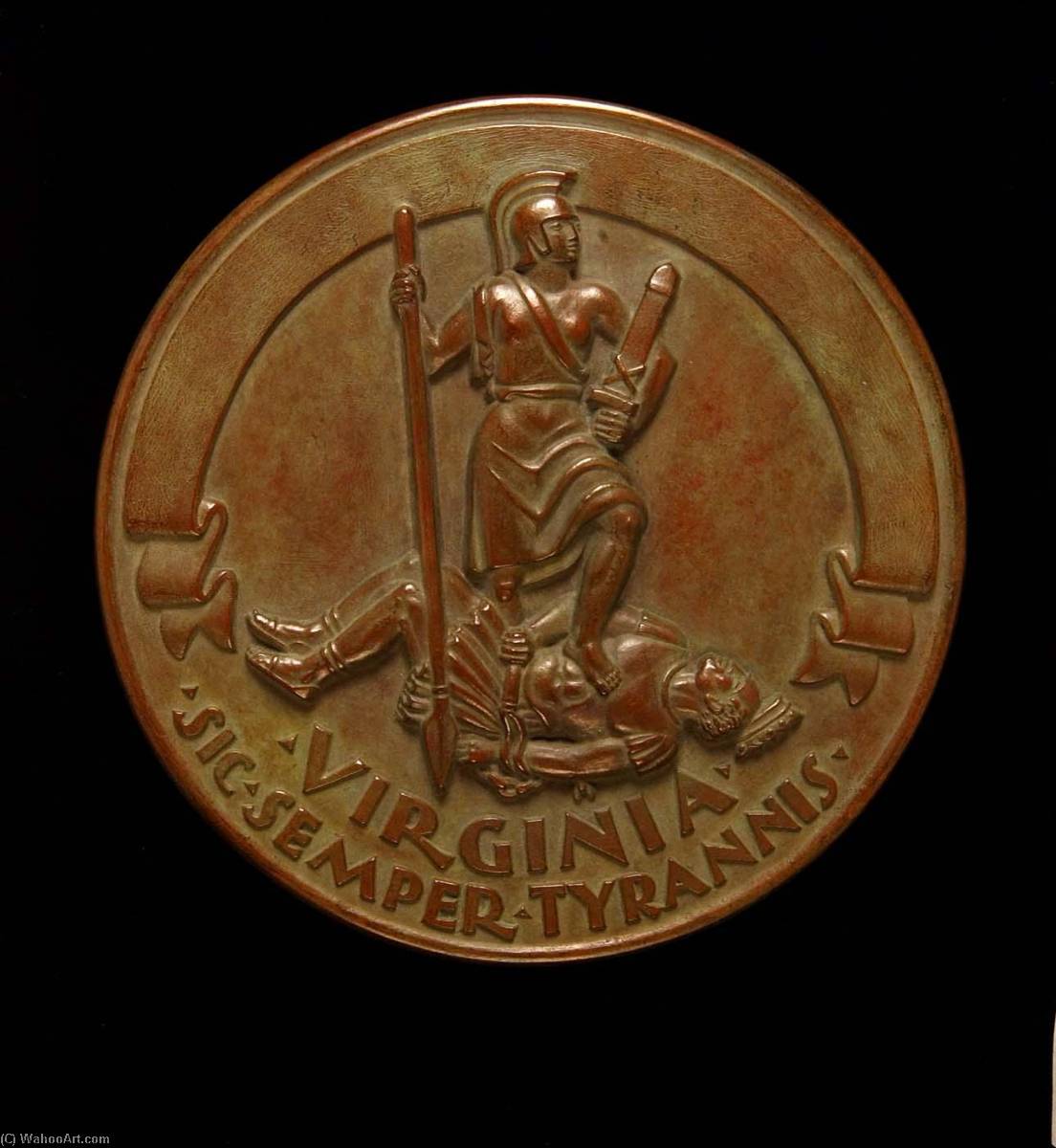 John Barton Payne Award, Virginia Museum Of Fine Arts, Reverse — Paul Manship