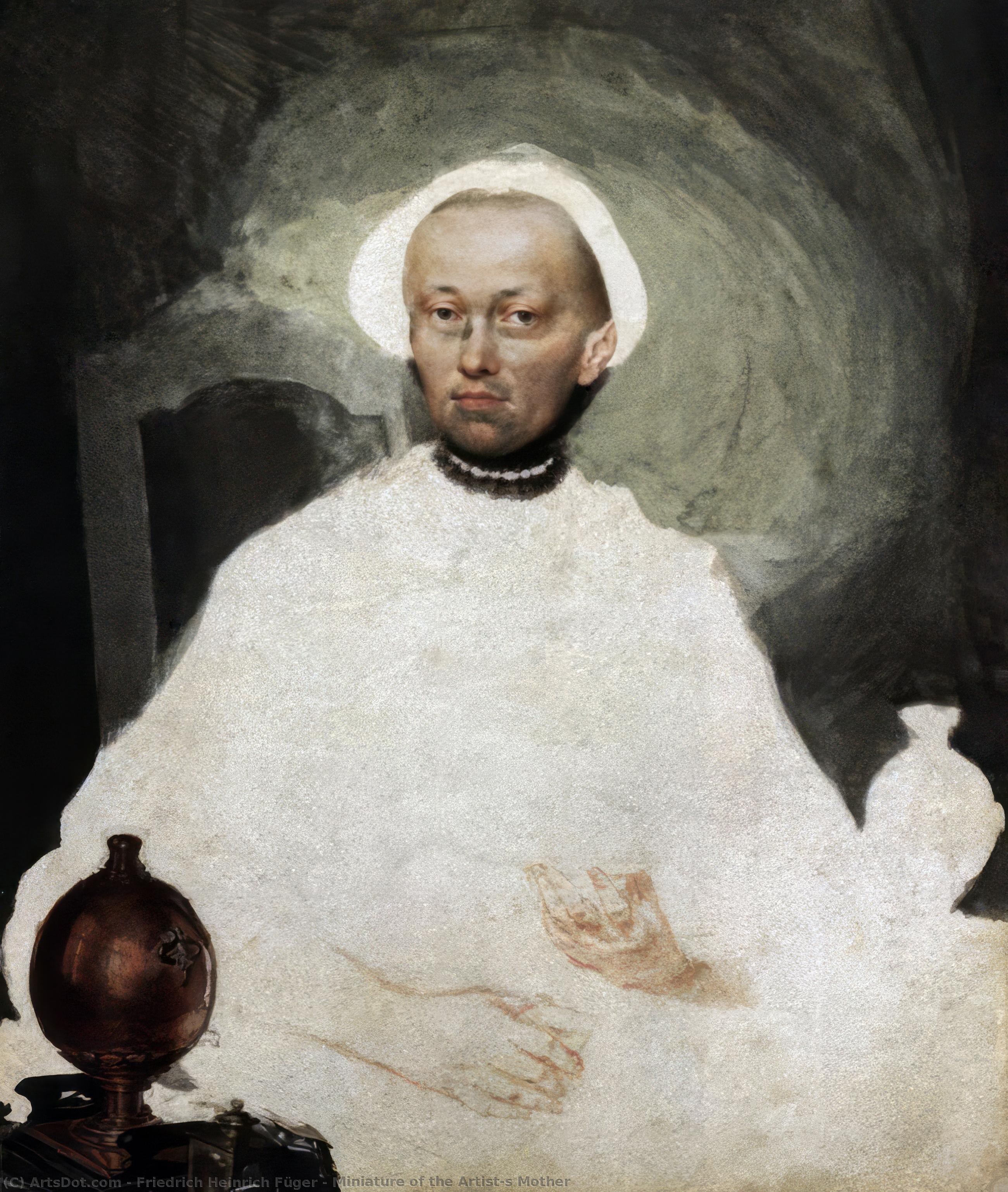 Miniature Of The Artist's Mother — Friedrich Heinrich Füger
