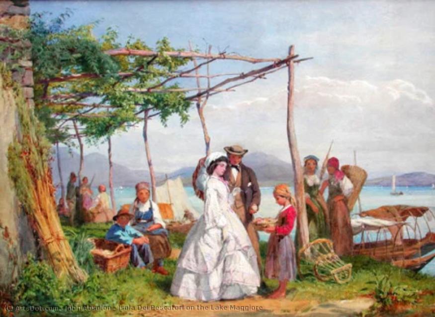 Isola Dei Pescatori On The Lake Maggiore — John Absolon