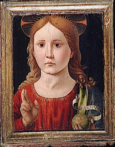 Le Christ Enfant En Salvator Mundi — Biagio D'antonio Tucci