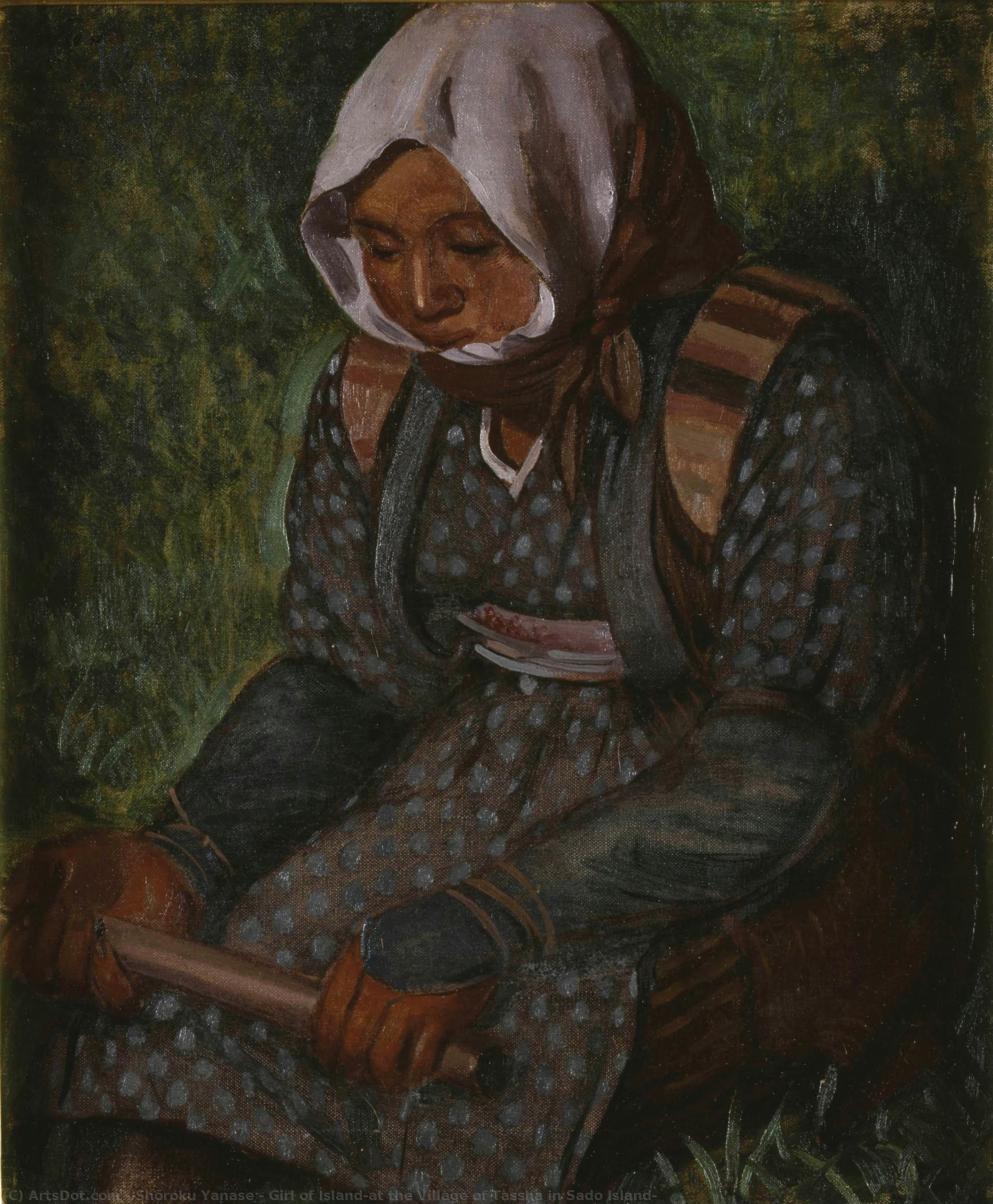 Girl Of Island（at The Village Of Tassha In Sado Island） — Shōroku Yanase