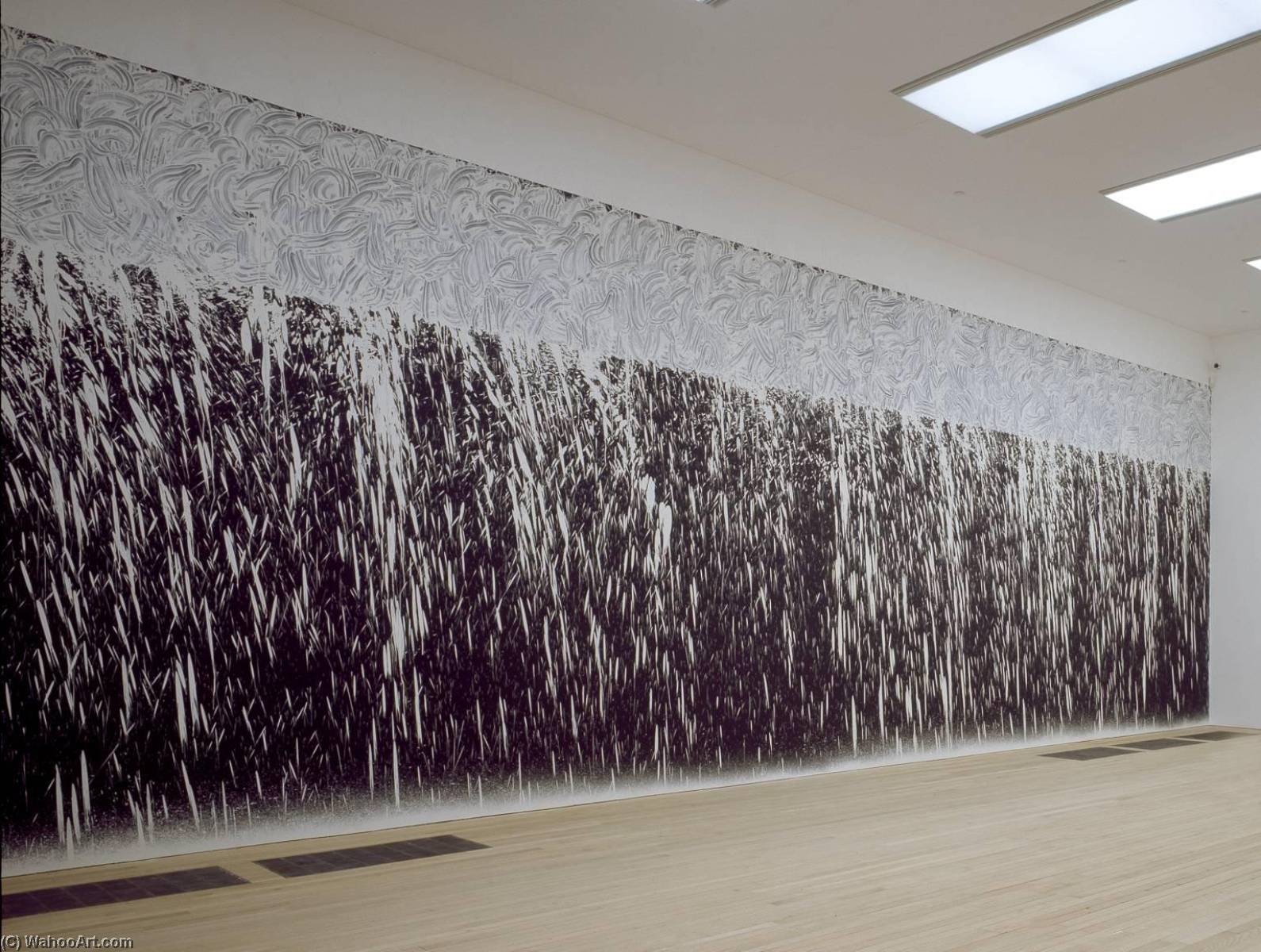 Waterfall Line — Richard Long