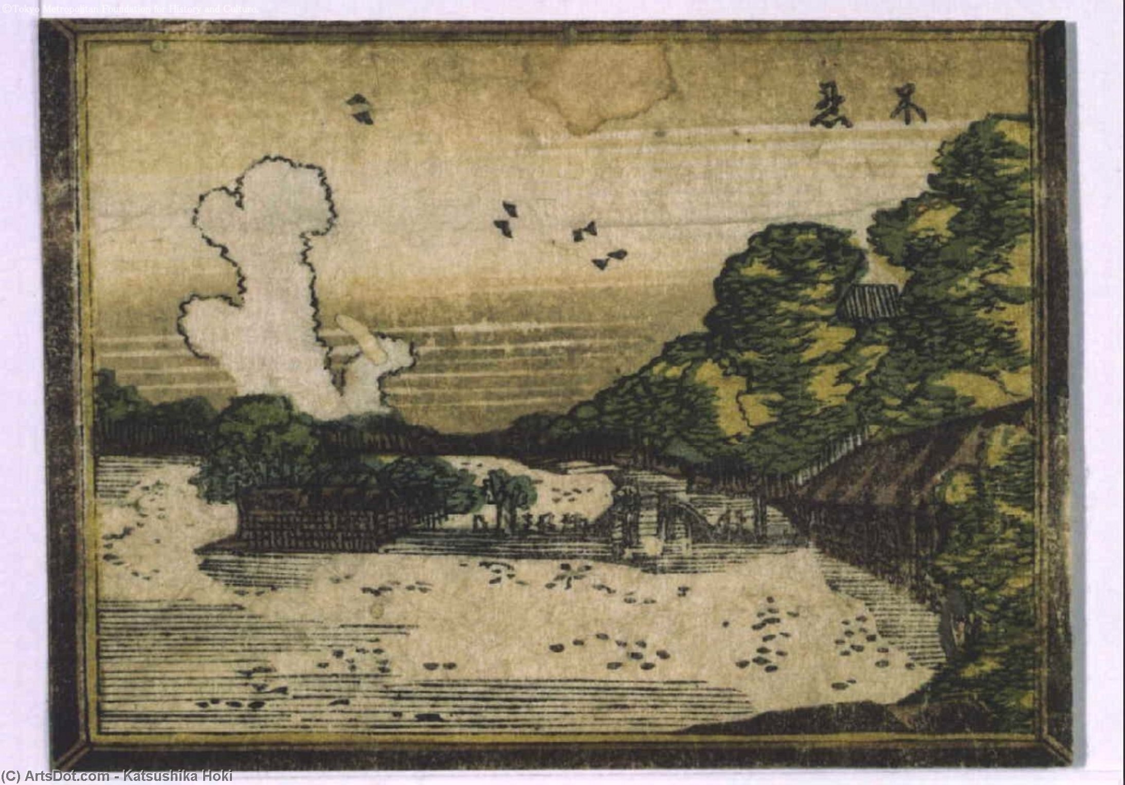 Eight Views Of Edo In Style Of Western — Katsushika Hokusai