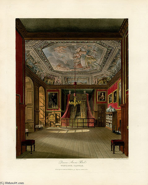 Queen Ann's Bed, Windsor Castle — Чарльз Уайлд