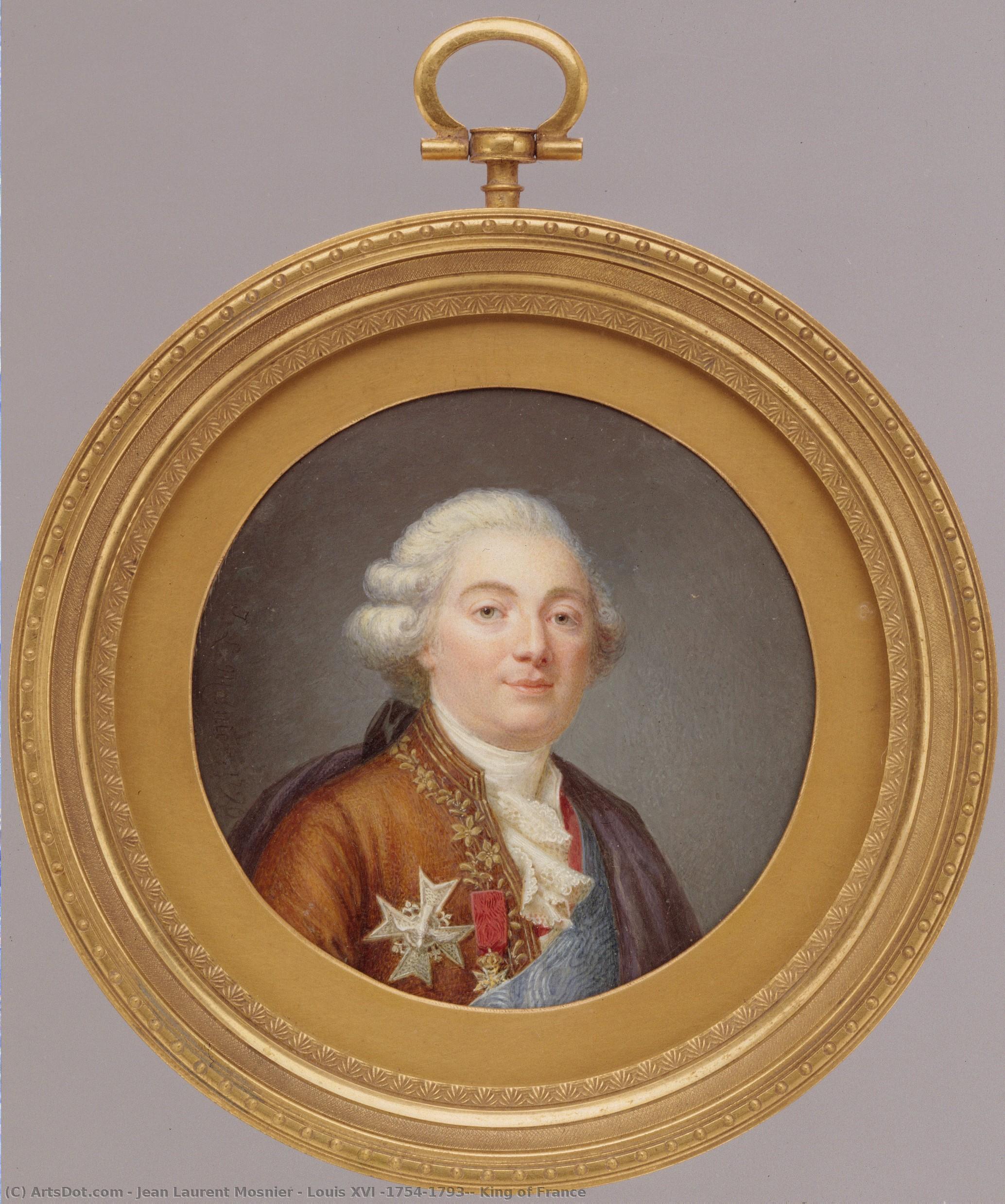 Louis Xvi (1754–1793), King Of France — Jean Laurent Mosnier