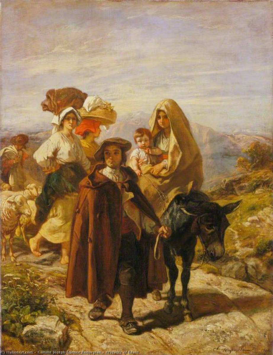 Peasants Of Béarn — Camille Joseph Étienne Roqueplan