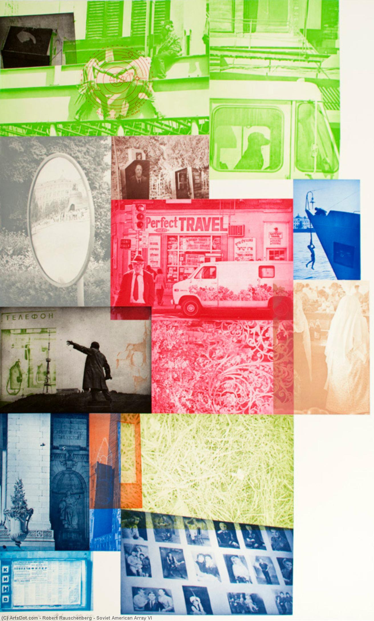 Soviet American Array Vi — Robert Rauschenberg