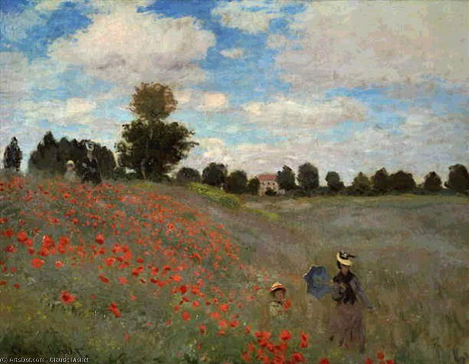Coquelicots — Клод Моне