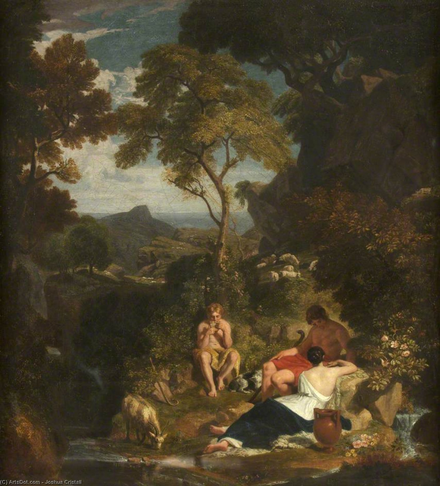 Arcadian Shepherds — Joshua Cristall