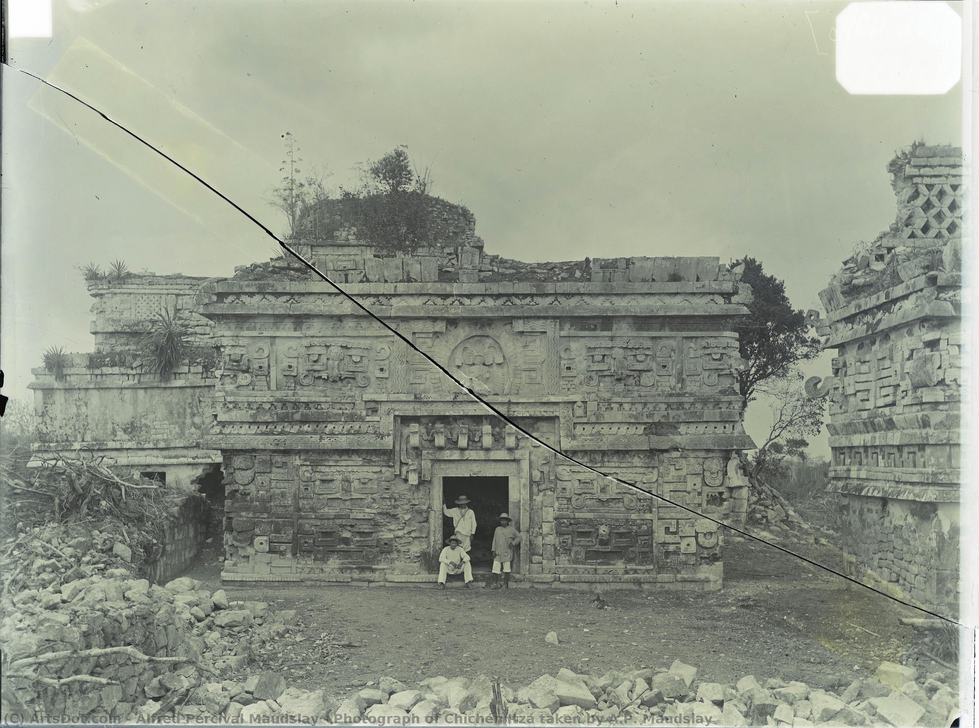 Photograph Of Chichén Itzá Taken By A.p. Maudslay — Alfred Percival Maudslay
