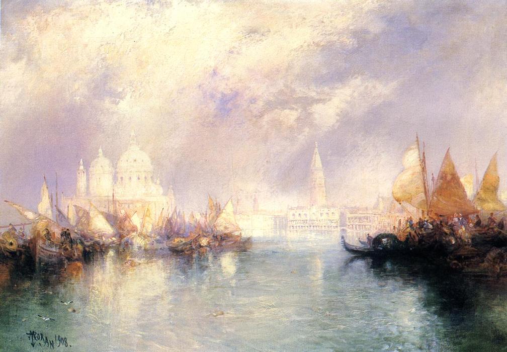 The Church Of Santa Maria Della Salute, Venice — Thomas Moran
