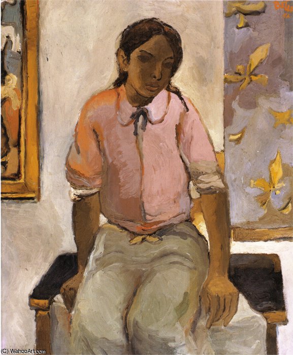 Portrait D'une Jeune Indienne — Fernando Botero