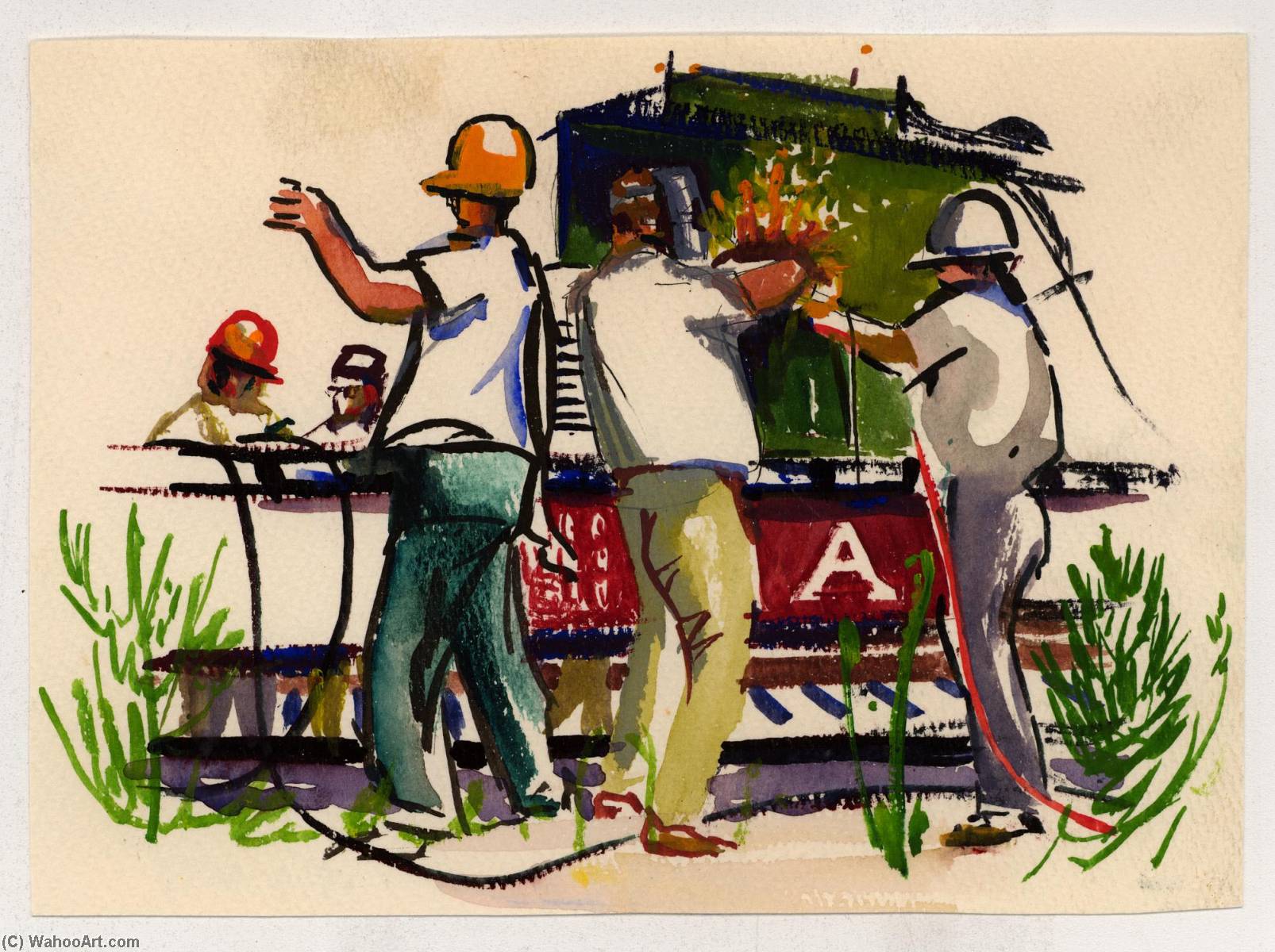 Welding A Railroad Car — Chrystal Jackson