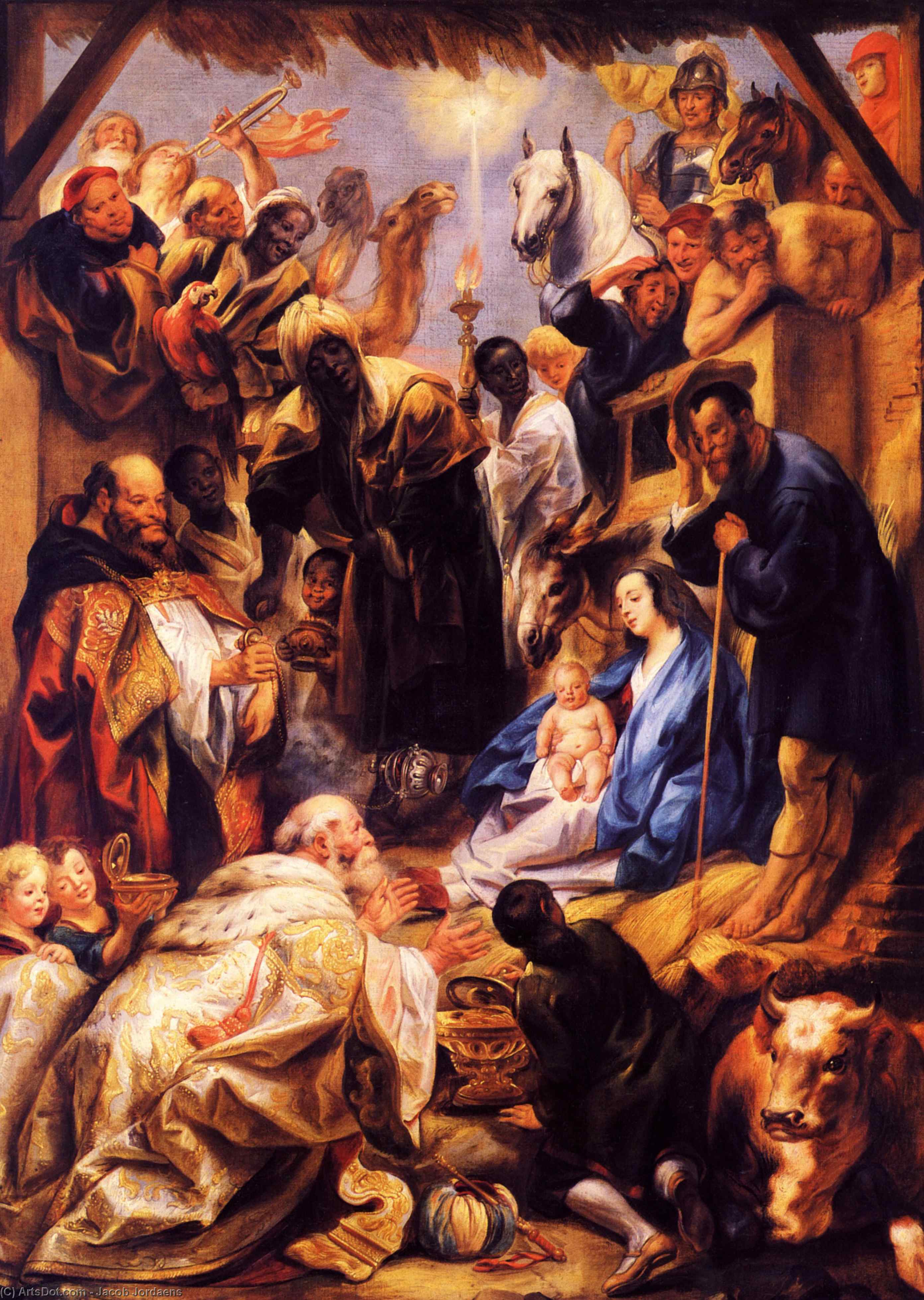 Adoration Of The Magi — Jacob Jordaens