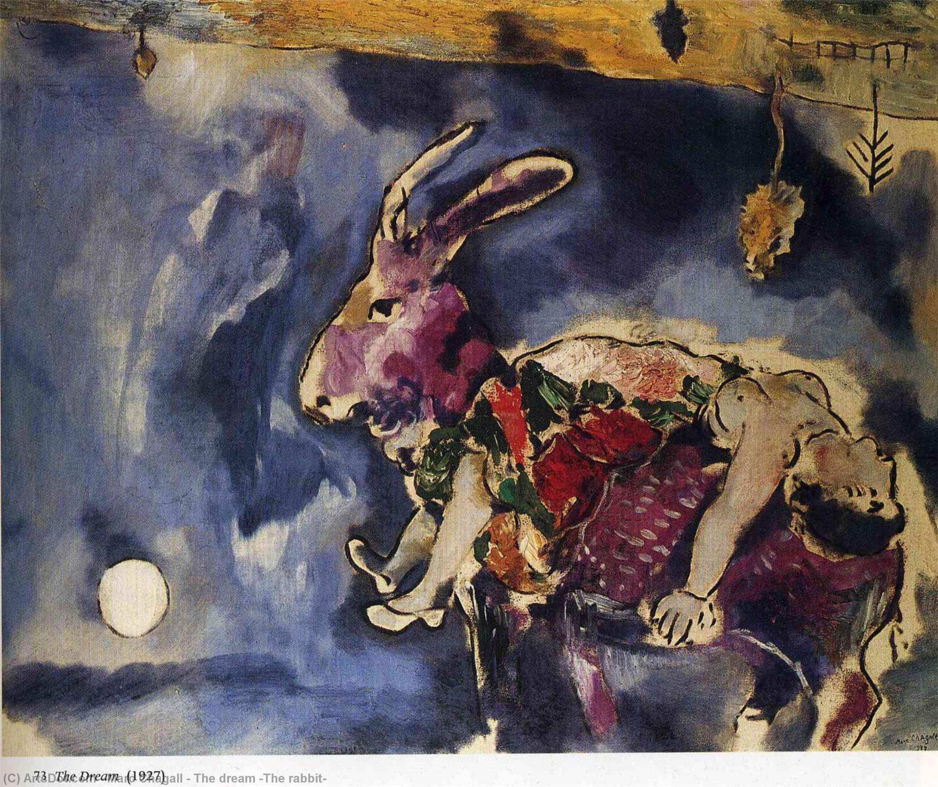 The Dream (the Rabbit) — Марк Шагал