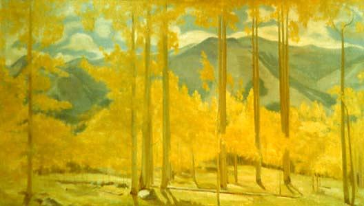 Aspen Symphony, (painting) — Bert Geer Phillips