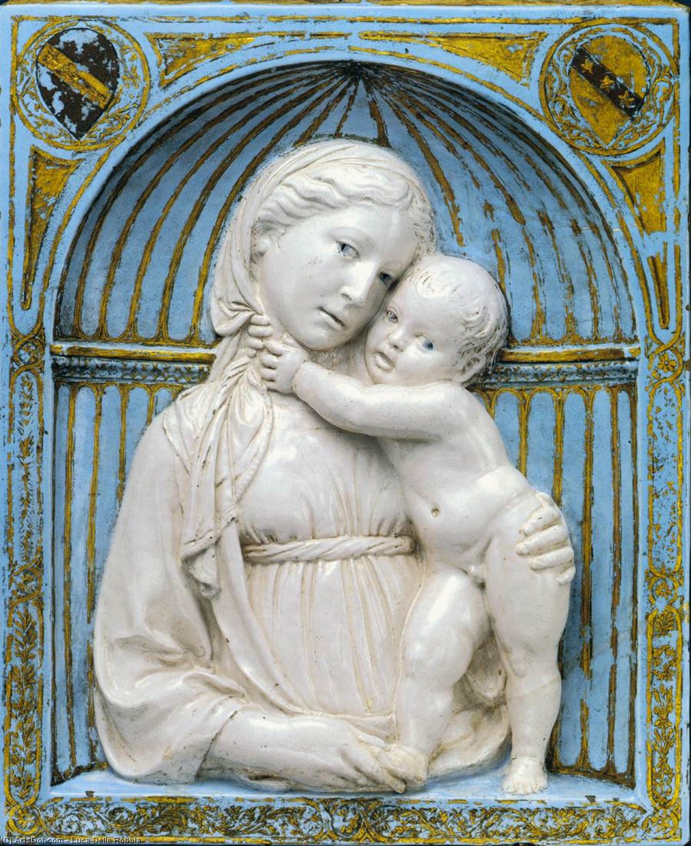 Madonna And Child — ルカ・デッラ・ロッビア