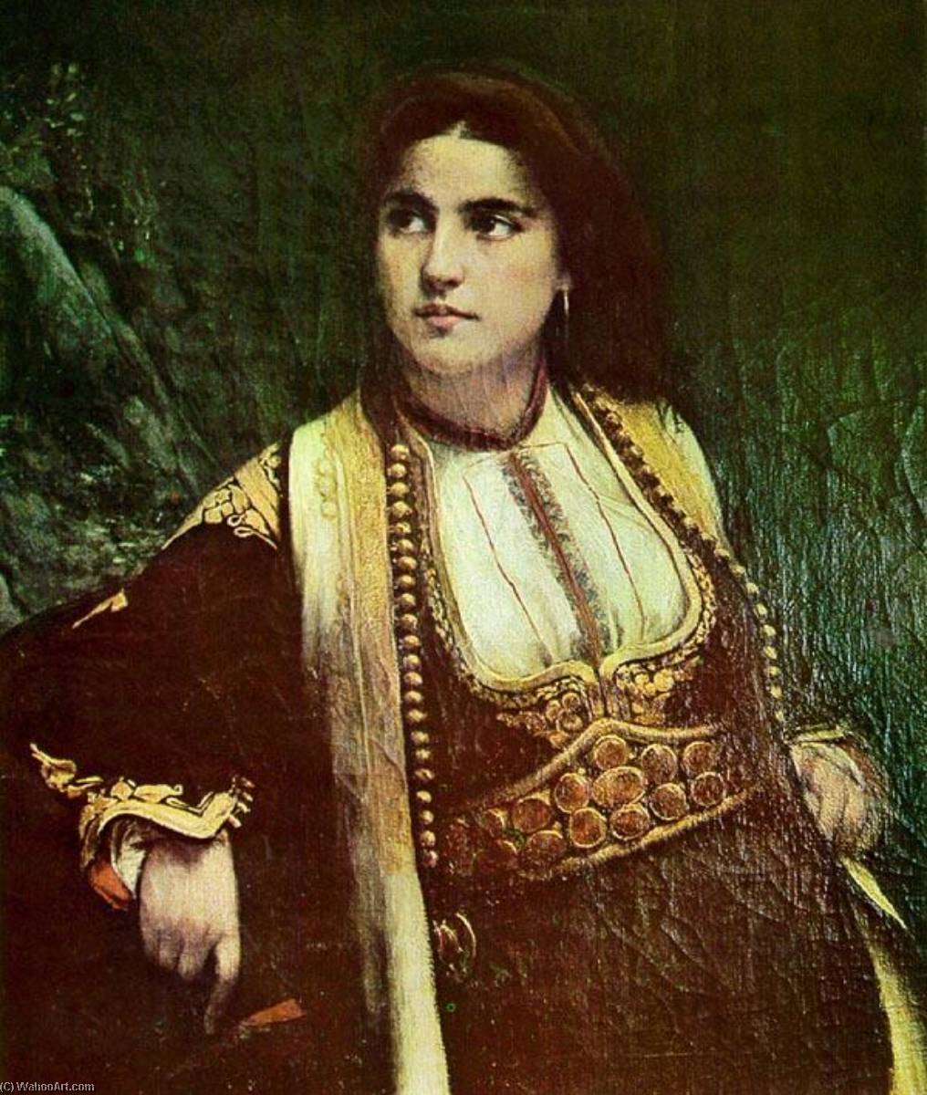 A Montenegrin Woman — Vlaho Bukovac