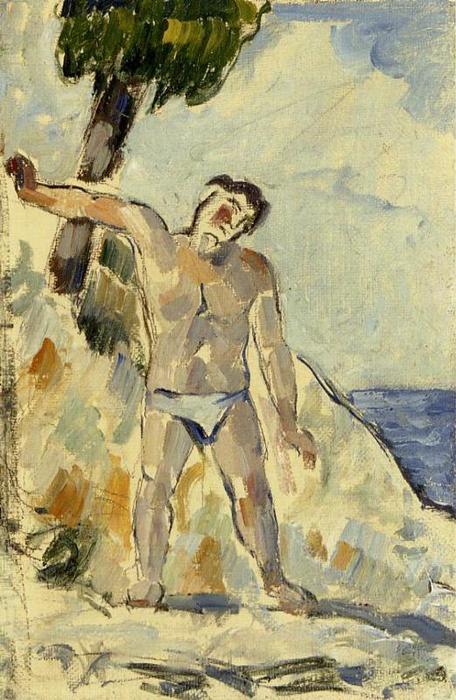 Bather With Arms Spread — Paul Cézanne