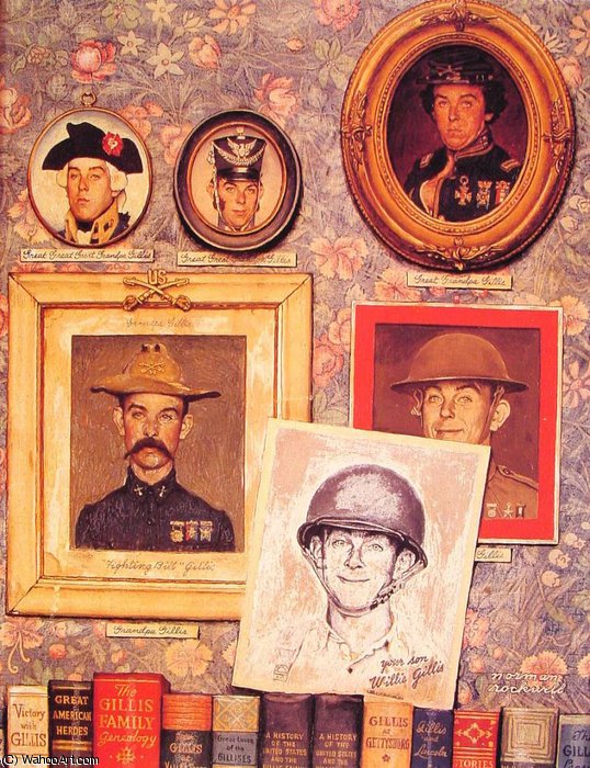 The Fighting Gillises — Норман Роквелл