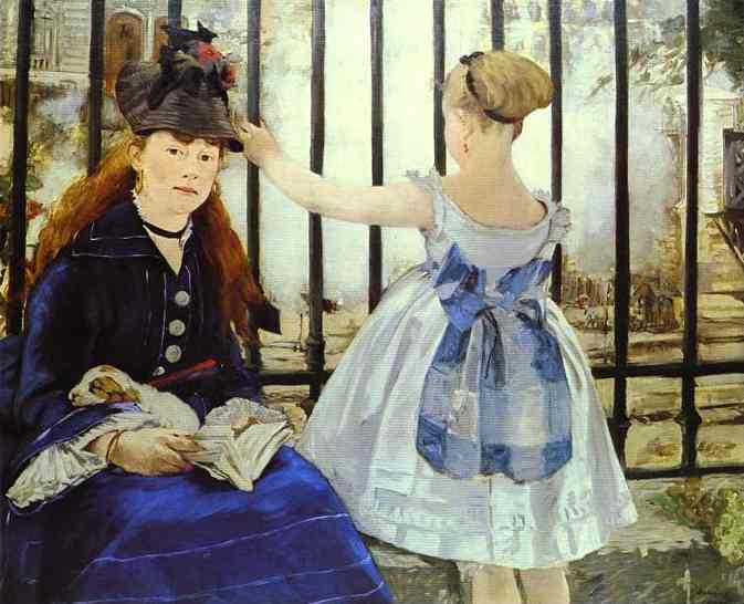 Die Eisenbahn — Édouard Manet