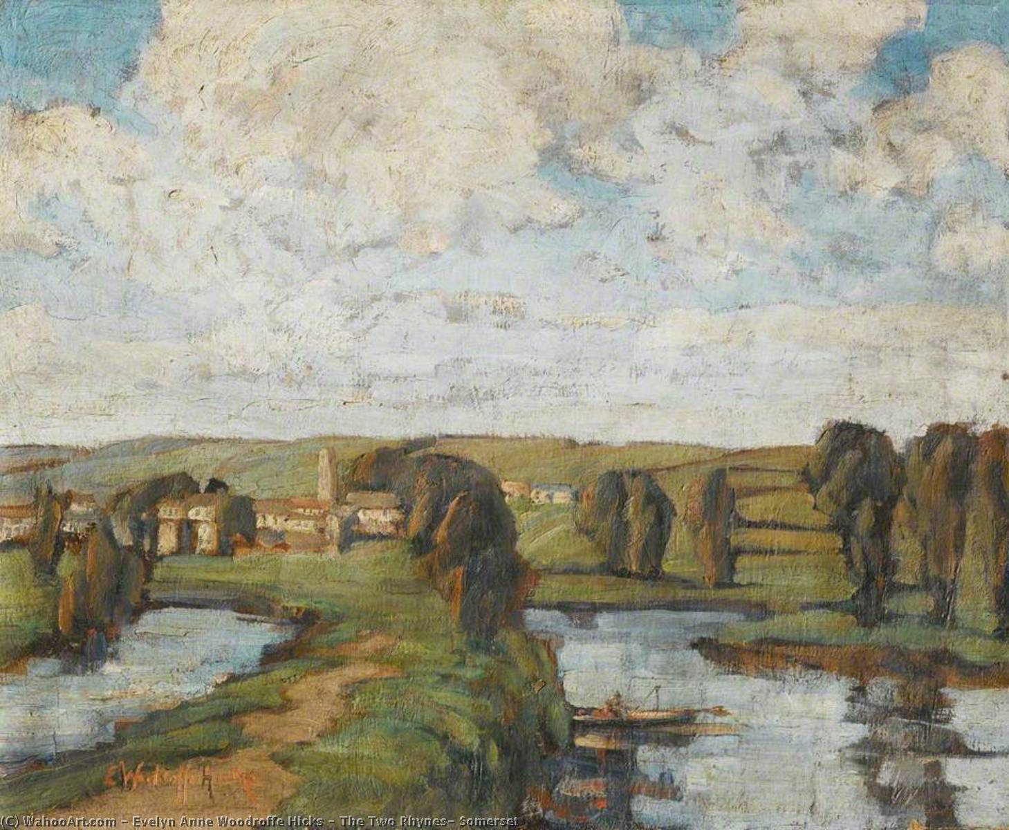 The Two Rhynes, Somerset — Evelyn Anne Woodroffe Hicks
