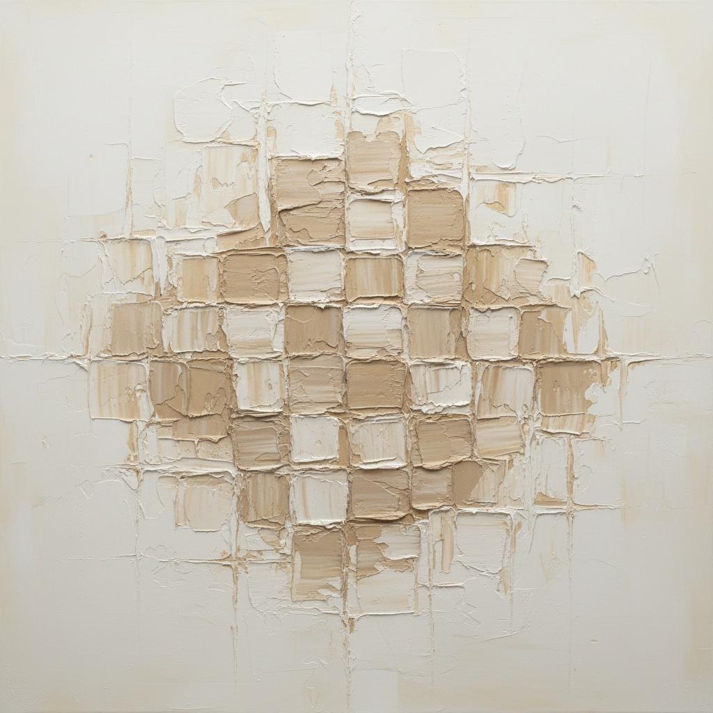 Monolithische Fragmente In Sandigem Relief: Eine Meditative Studie Texturierter Stille — David Moreau