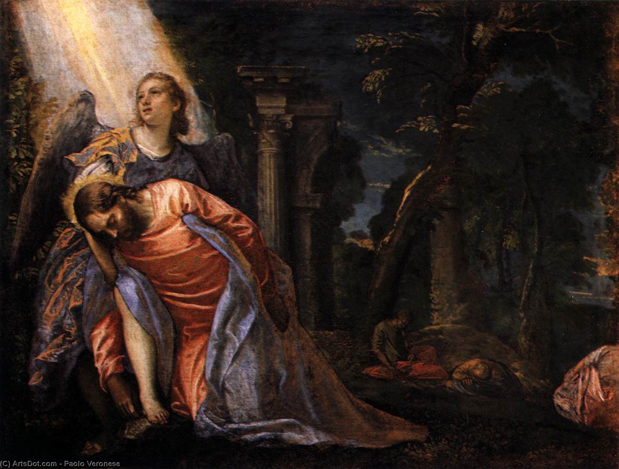 Christ In The Garden Of Gethsemane — Paolo Veronese