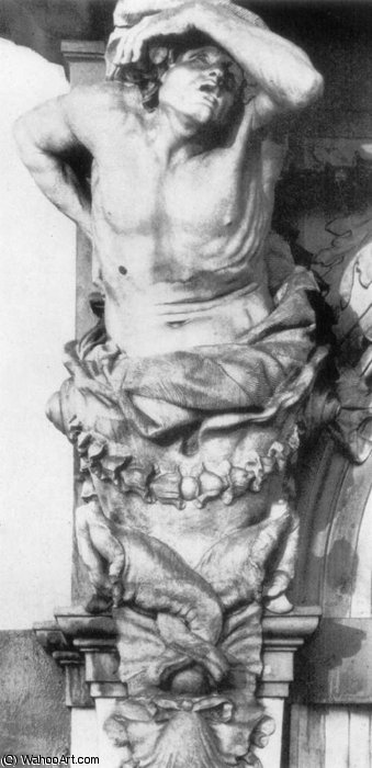 Atlas From The Door Of The Hôtel De Ville At Toulon — Pierre Puget