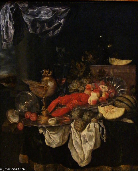 Grosses Stilleben Mit Hummer — Abraham Hendricksz. Van Beyeren