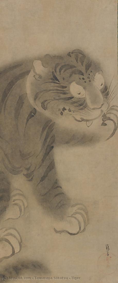 Tiger — Tawaraya Sōtatsu