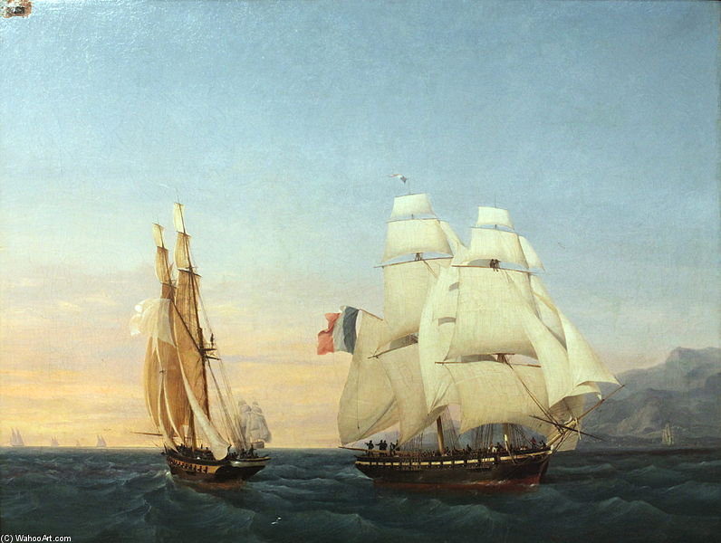Retour De Lile Delbe-garneray — Ambroise Louis Garneray