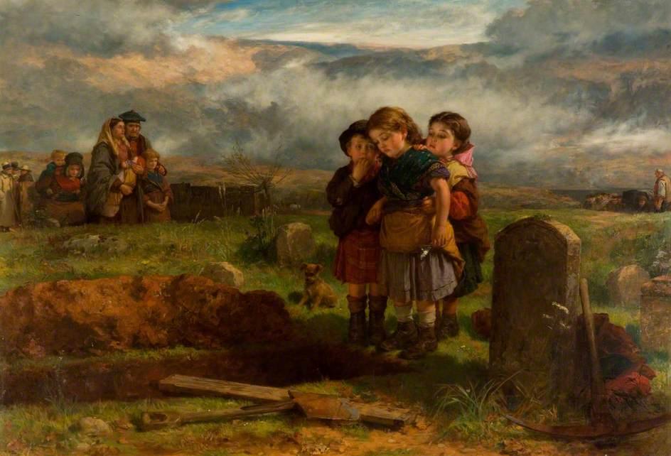 God's Acre — Thomas Faed