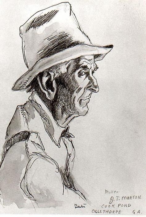Portrait Of J. T. Morton — Thomas Hart Benton