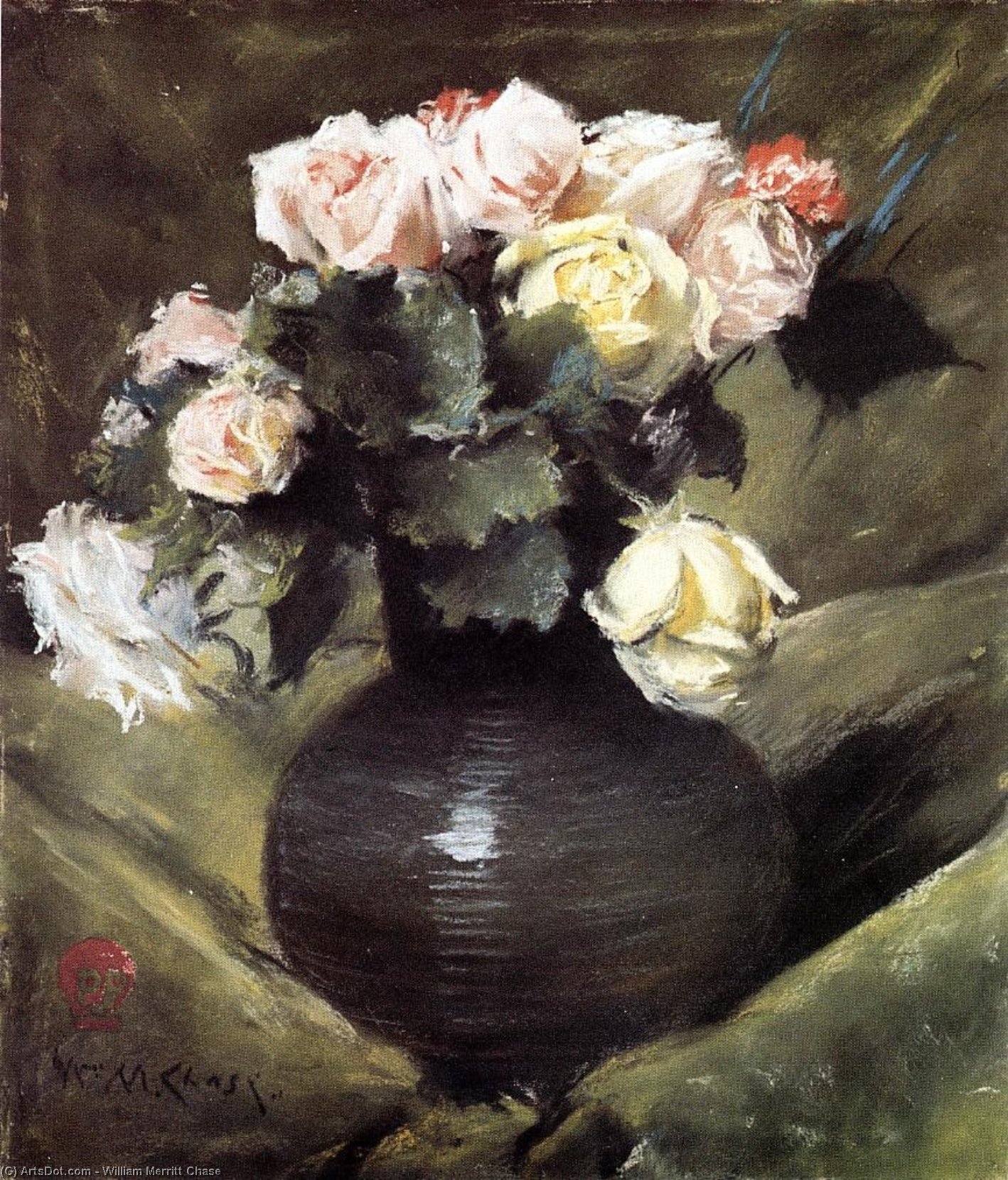 Flowers (also Known As Roses) — William Merritt Chase