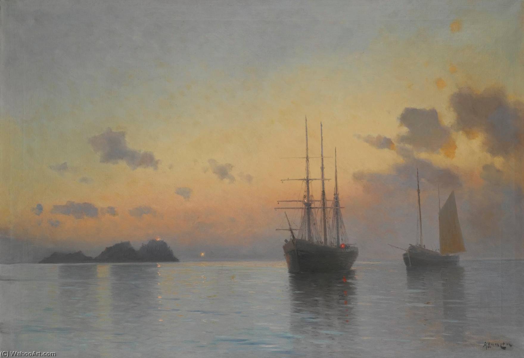 Seascape — Alexei Vasilievich Hanzen