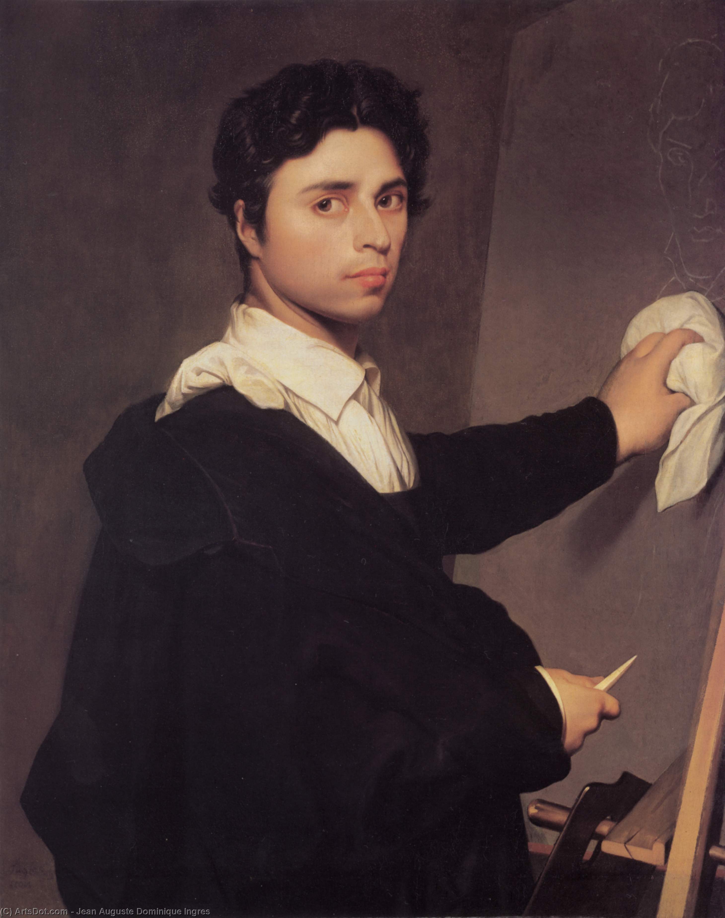 Self-portrait — Jean-auguste-dominique Ingres