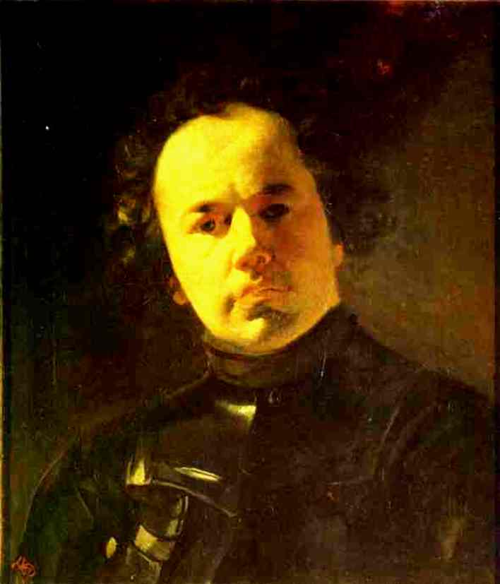 Portrait Of Ya. F. Yanenko With Armour — Karl Pavlovič Brjulov