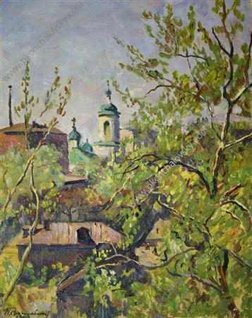 View From Window — Pyotr Konchalovsky