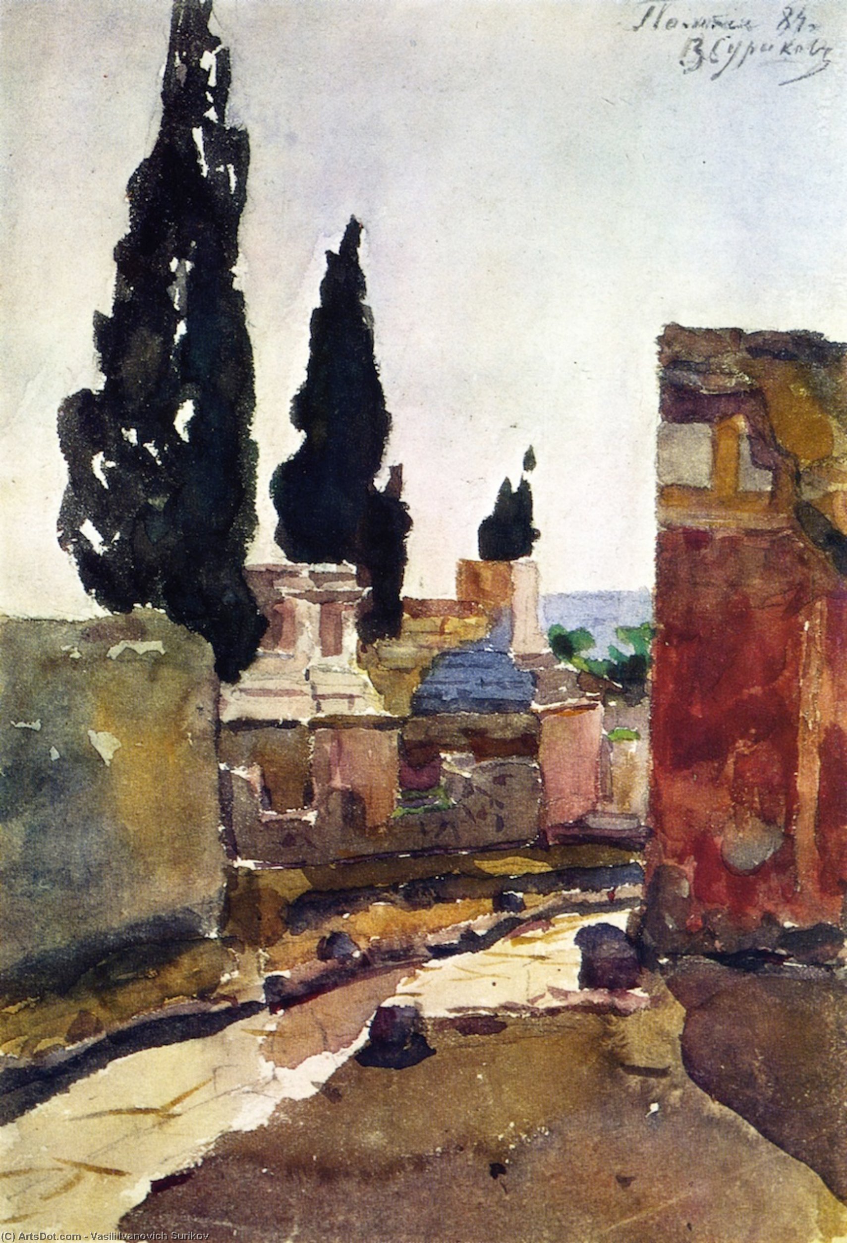 Pompeii — Vasily Ivanovich Surikov