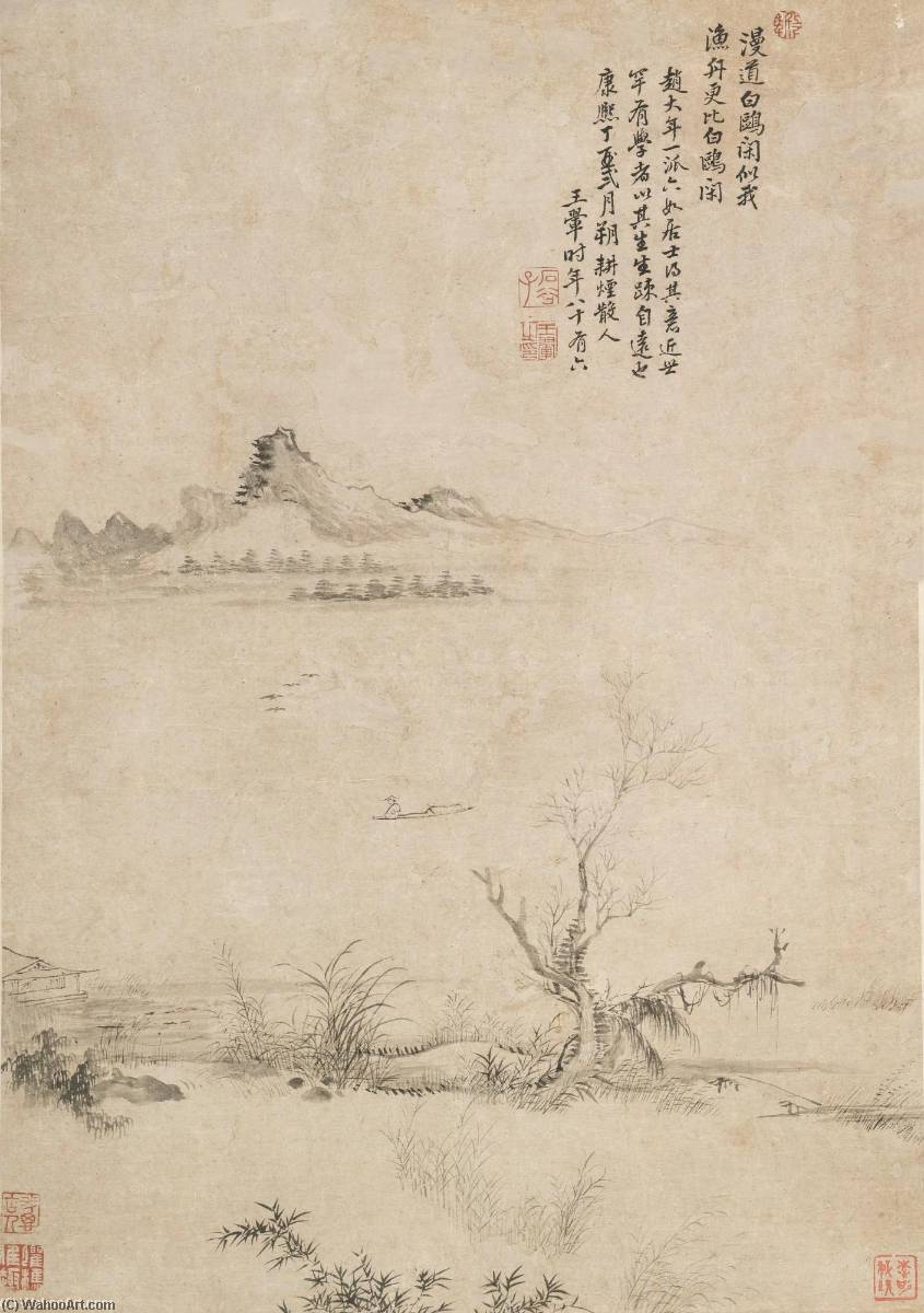 Landscape After Zhao Boju — Wang Hui