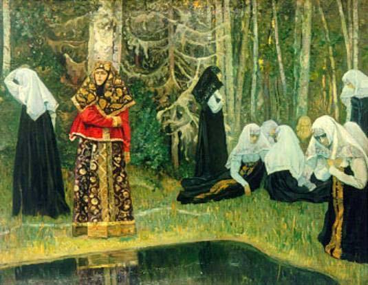 The Legend Of The Invisible City Of Kitezh — Mikhail Nesterov