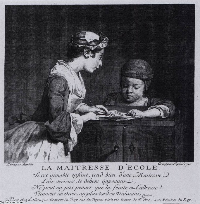La Maitresse D'école — Николя Бернар Леписье