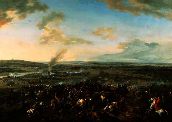 The Battle At Hochstädt On - (13-8-1704) — Jan Von Huchtenburgh