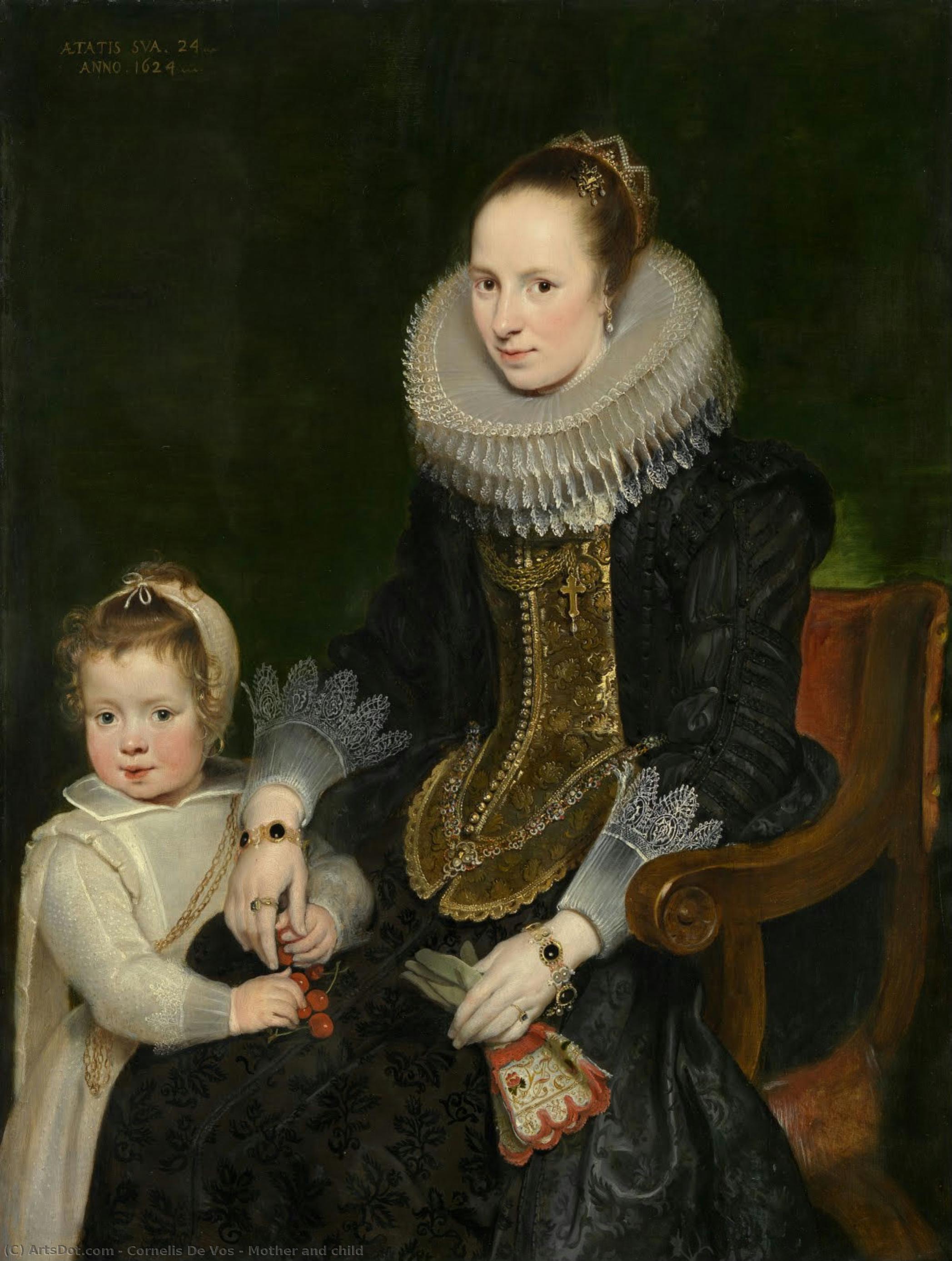 Mother And Child — Корнелиус Де Вос