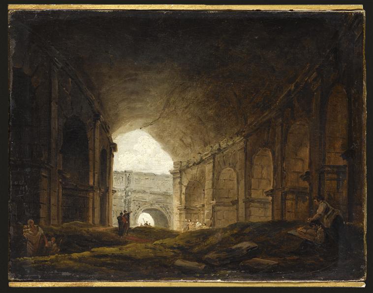 Interieur Du Colisee — Хуберт Роберт