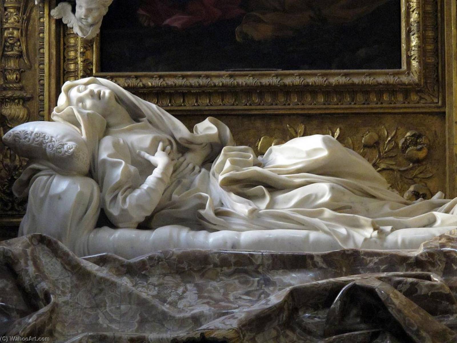 Monument To The Blessed Ludovica Albertoni — Gian Lorenzo Bernini