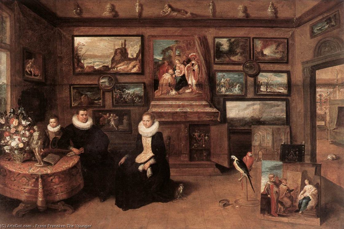 Sebastiaan Leerse In His Gallery — Franz Francken Der Jüngere
